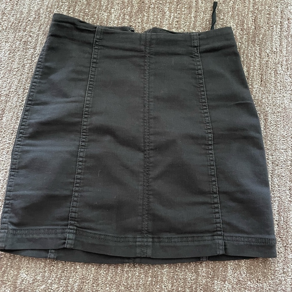 Free People Black pencil skirt
